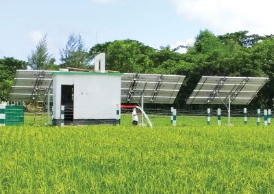 Solar irrigation project, Subarnachar